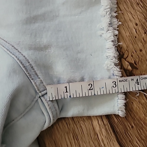 Ava & Viv Light Wash Midi Shorts Woman Size 17 - Picture 5 of 7